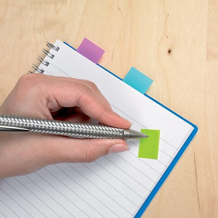Post-it Index Tabs Dispenser with Pink Tabs, 25 x 43mm, Pack of 2(100 Flags in total)
