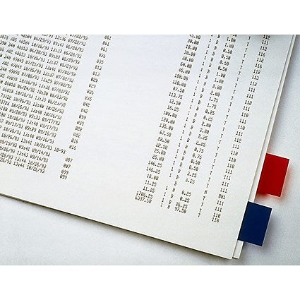 Post-it Index Tabs Dispenser with Blue Tabs, 25 x 43mm, Pack of 2(100 Flags in total)