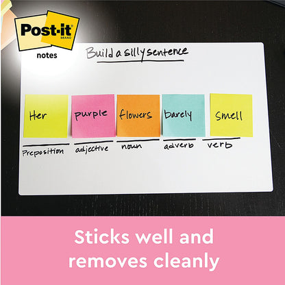 Post-it Notes, 76 x 127mm, Beachside, Pack of 6 x 100 Notes