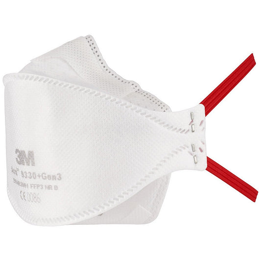 3M 9330+Gen3 Aura FFP3 Mask, White, Pack of 20