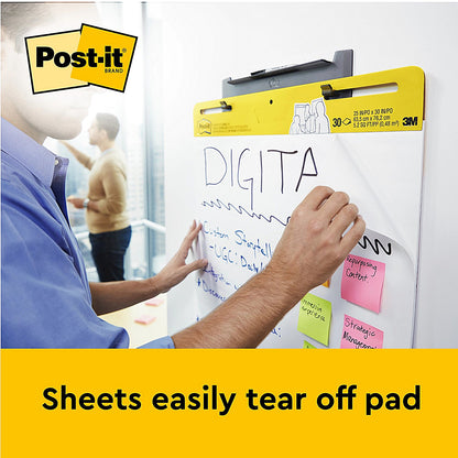 Post-it Table Top Meeting Chart, 20 Self-Adhesive Sheets, W508xH584mm