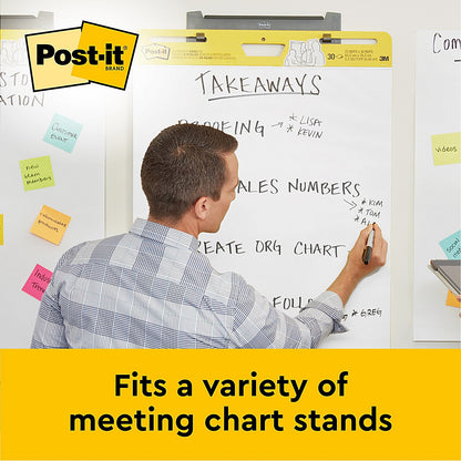 Post-it Table Top Meeting Chart, 20 Self-Adhesive Sheets, W508xH584mm