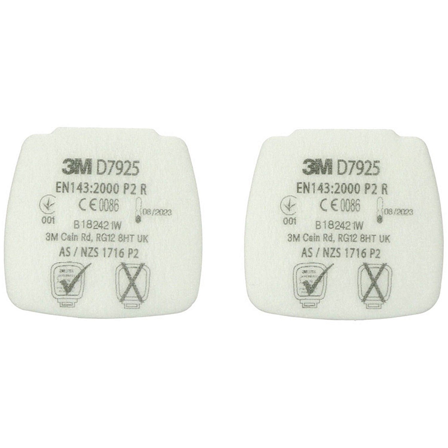 3M D7925 Secure Click P2 R Particulate Filter Easy2Order : 3MD7925