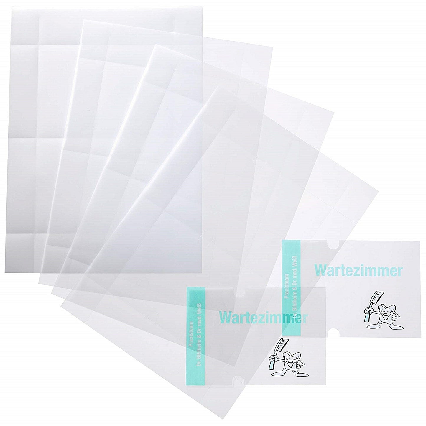 Durable Crystal Sign Refill Sheets, 148x105 mm Easy2Order : 483119
