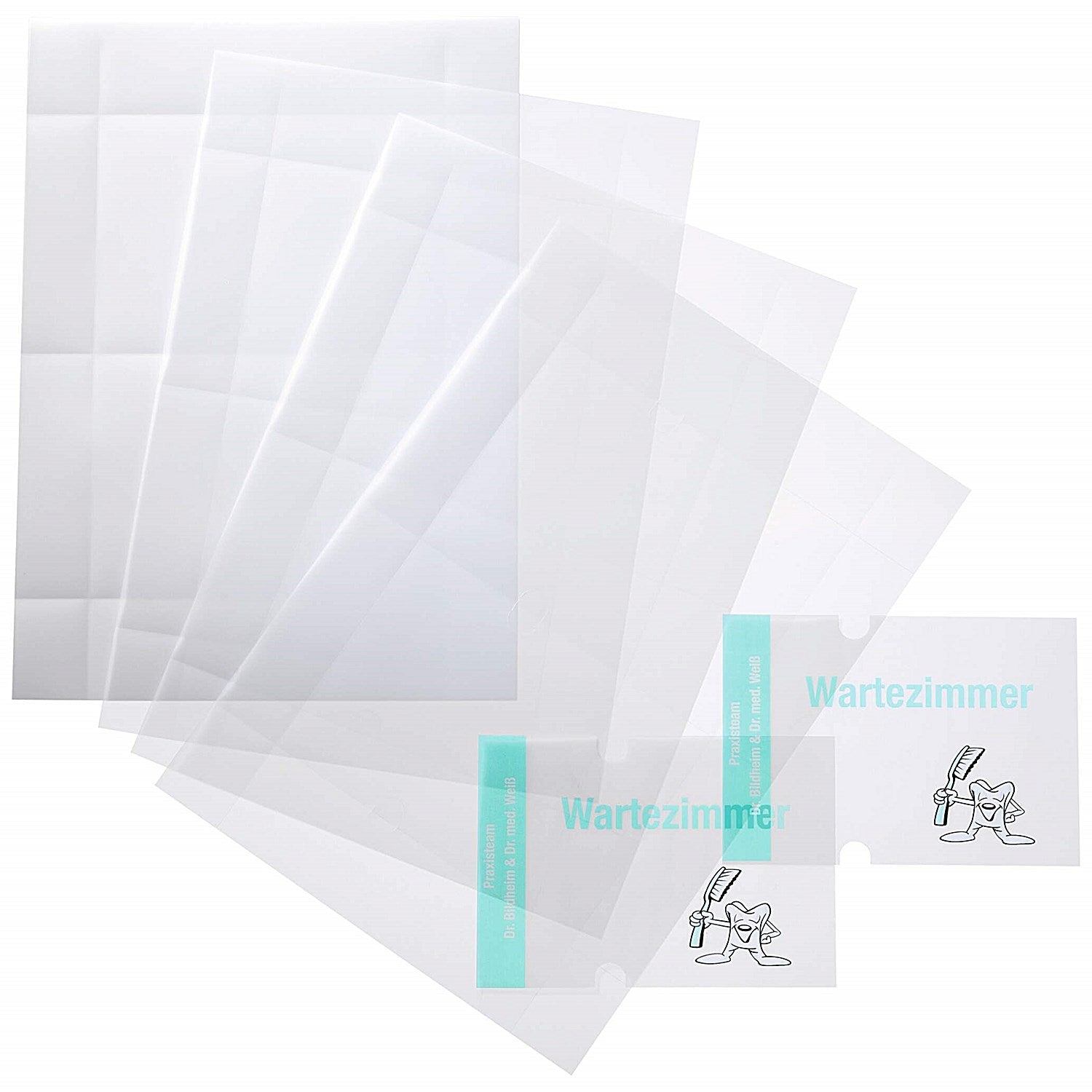 Durable Crystal Sign Refill Sheets, 148x105 mm Easy2Order : 483119