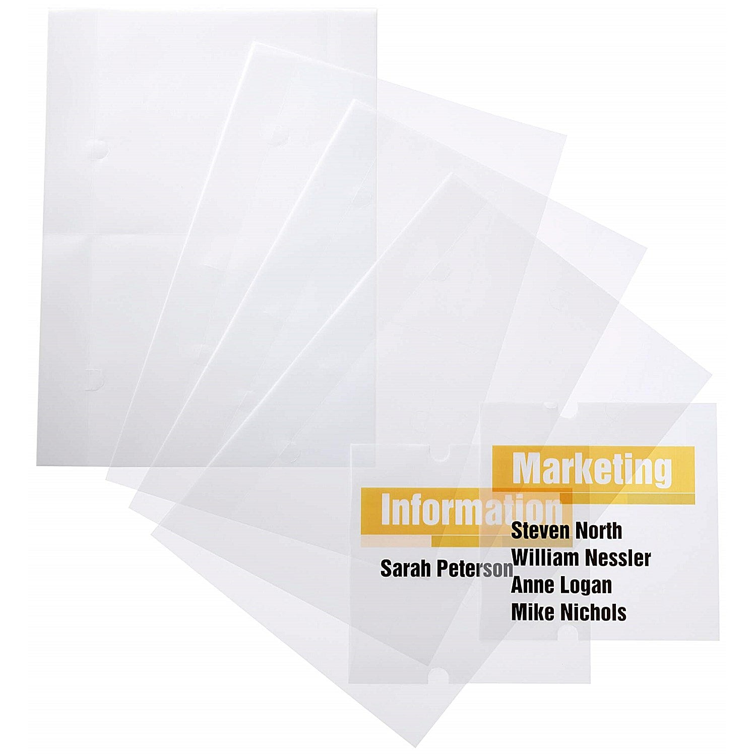 Durable Crystal Sign Refill Sheets, 148x148 mm Easy2Order : 483219