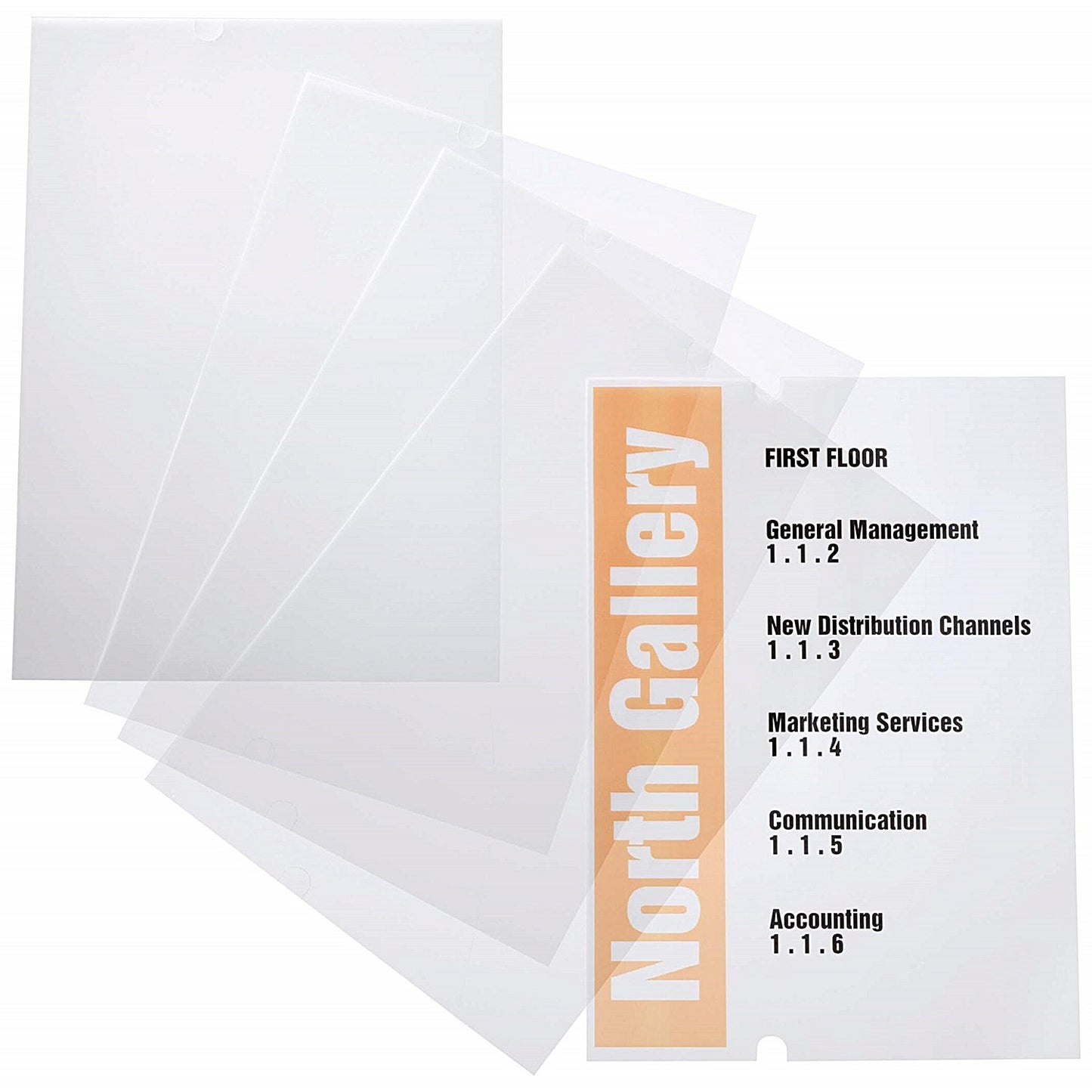 Durable Crystal Sign Refill Sheets, A4 Easy2Order : 483519