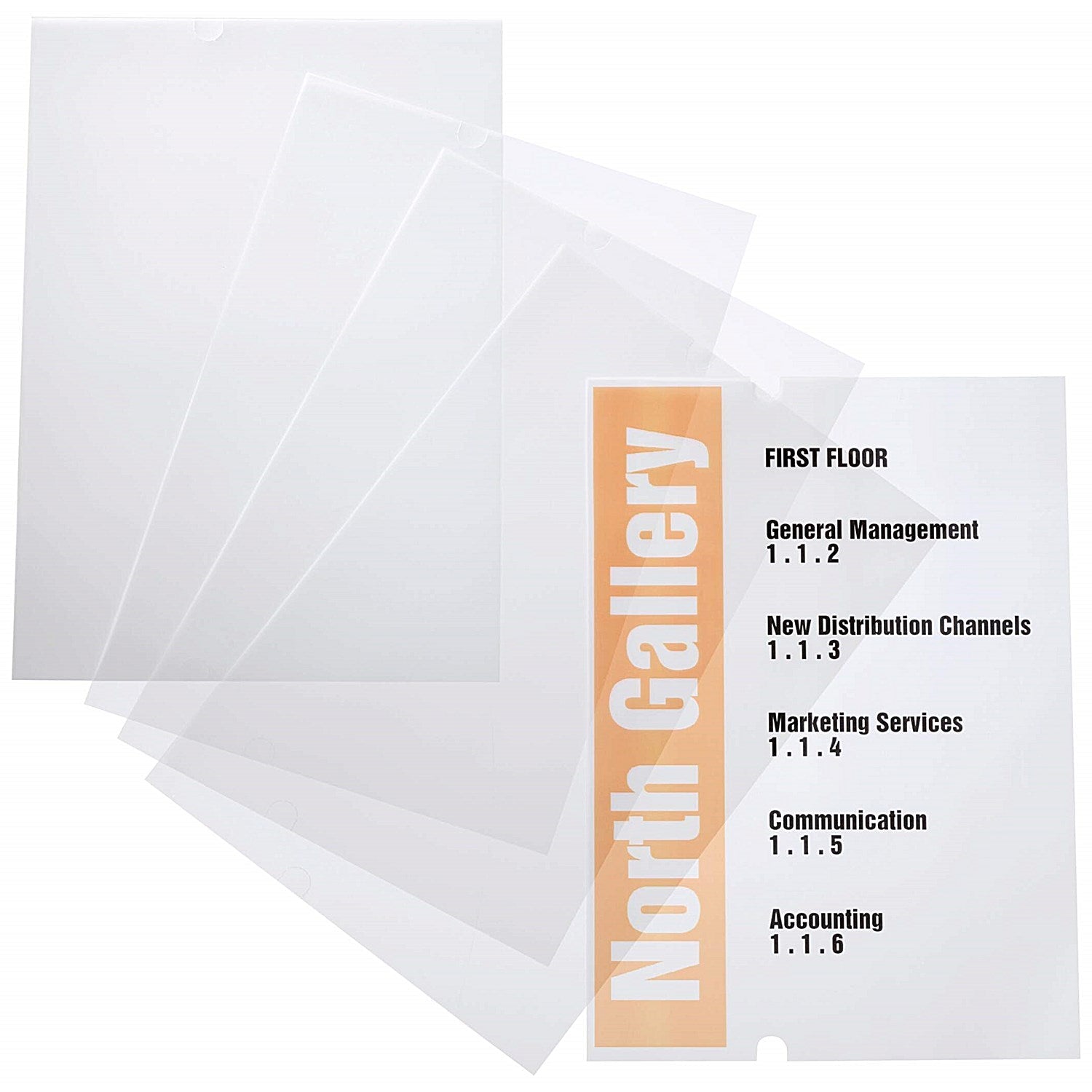 Durable Crystal Sign Refill Sheets, A4 Easy2Order : 483519