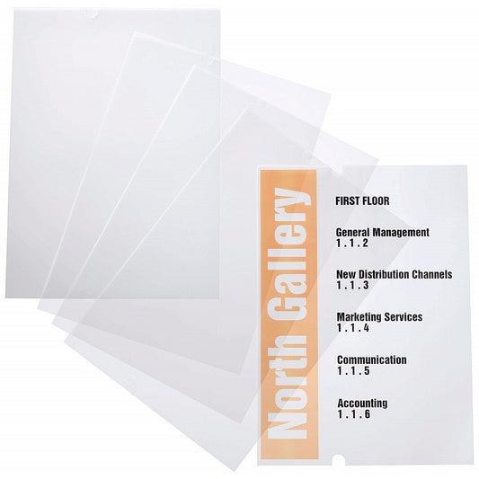 Durable Crystal Sign Refill Sheets, A4 Easy2Order : 483519