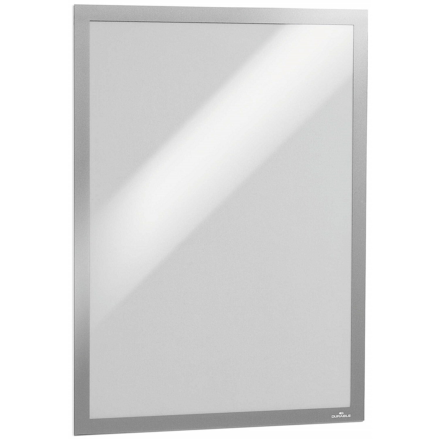 Durable Duraframe Self Adhesive Signage Frame, A3, Silver Easy2Order : 483823