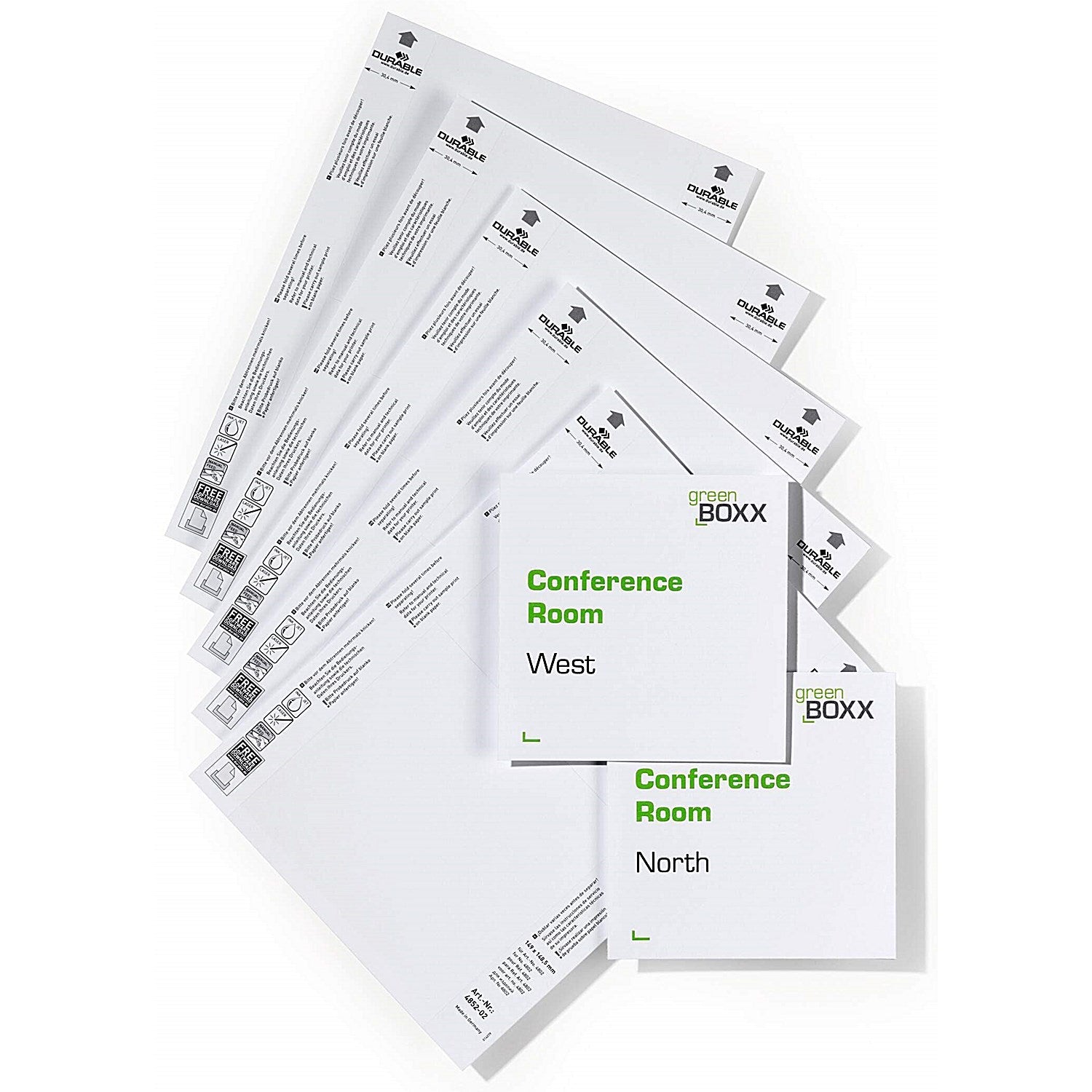 Durable Click/Info Sign Insert Sheets, 149x148.5mm Easy2Order : 485202