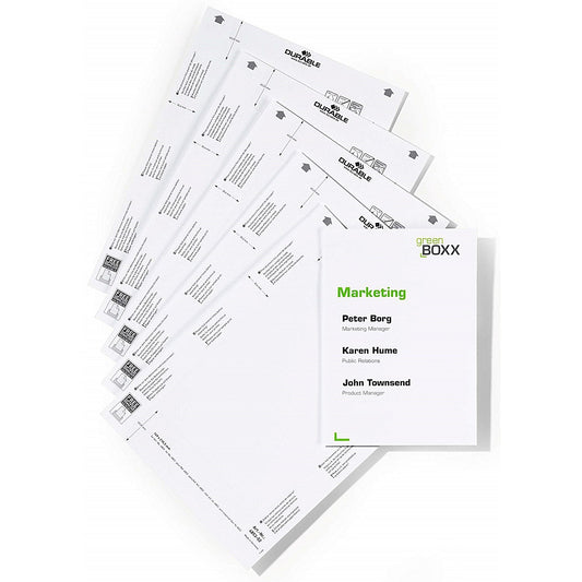 Durable Info Sign Insert Sheets, A5 Portrait Easy2Order : 485302