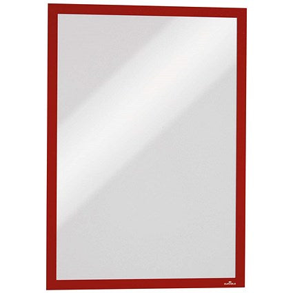 Durable Magnetic Duraframe, A3, Red, Pack of 5