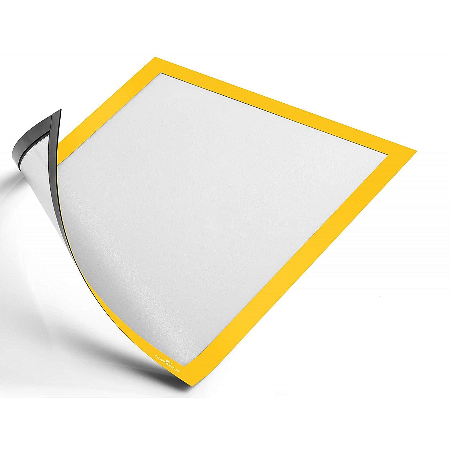 Durable Duraframe Magnetic Document Signage Frame for Metal, A4, Yellow, Pack of 5 Easy2Order : 486904