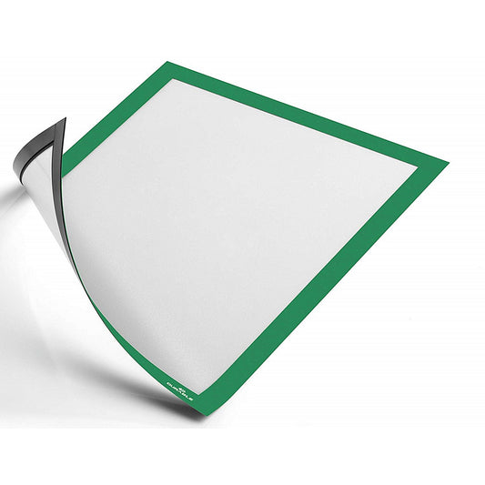 Durable Duraframe Magnetic Document Signage Frame for Metal, A4, Green, Pack of 5 Easy2Order : 486905