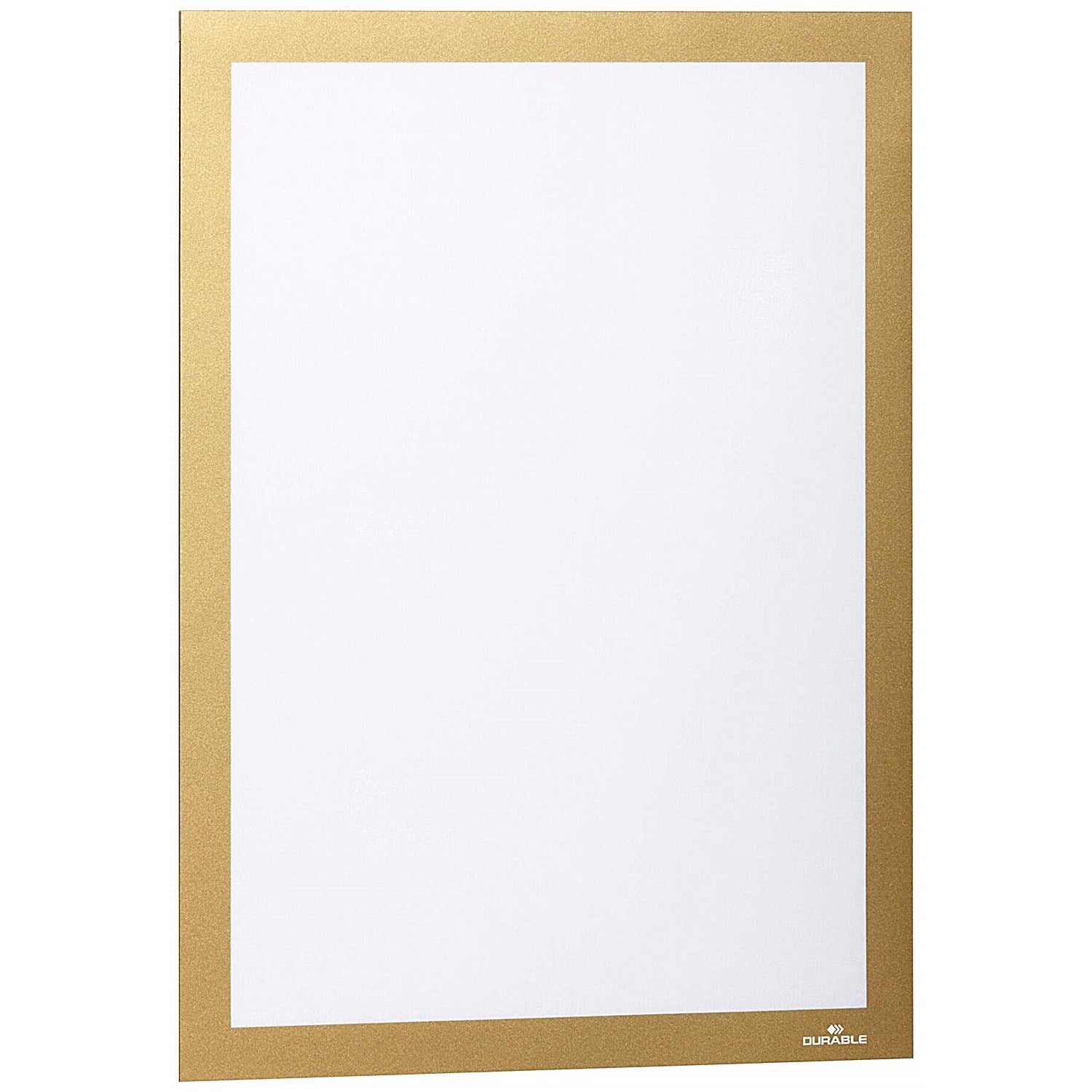 Durable Duraframe Self Adhesive Signage Frame, A4, Gold, Pack of 2 Easy2Order : 487230
