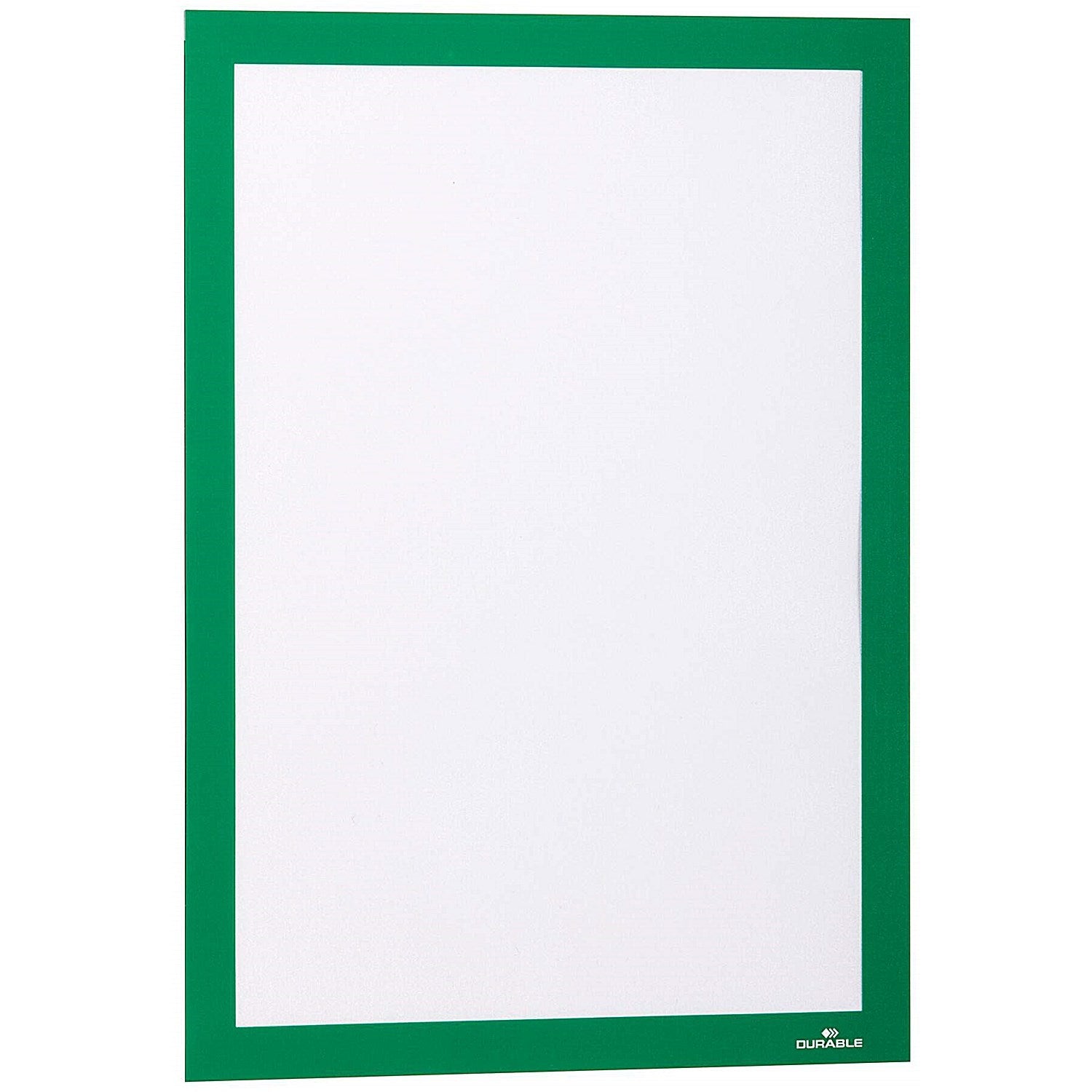 Durable Duraframe Self Adhesive Signage Frame, A4, Green, Pack of 10 Easy2Order : 488205