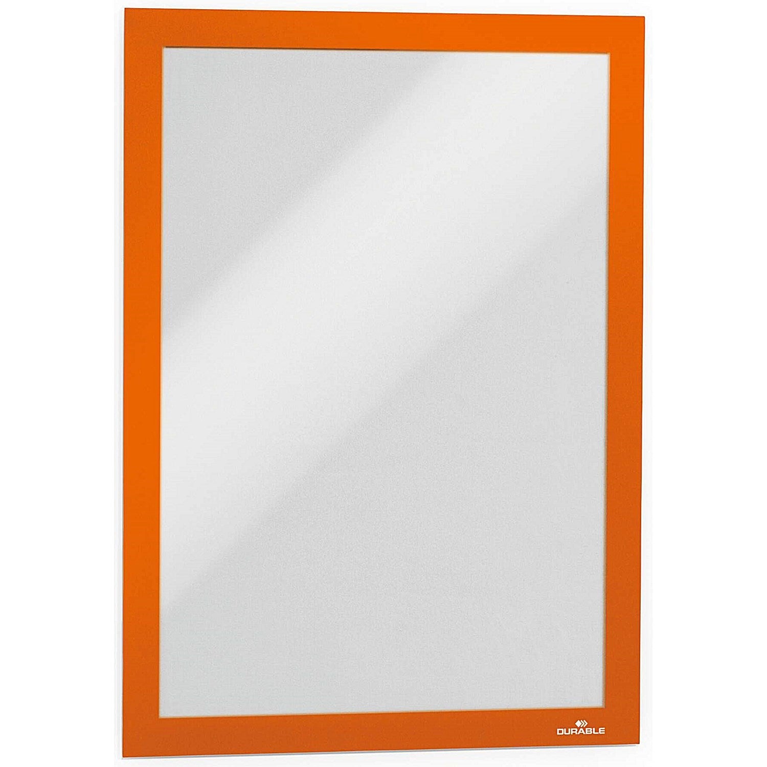 Durable Duraframe Self Adhesive Signage Frame, A4, Orange, Pack of 10 Easy2Order : 488209