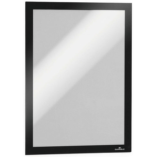 Durable Duraframe Self Adhesive Signage Frame, A4, Black Easy2Order : 489901