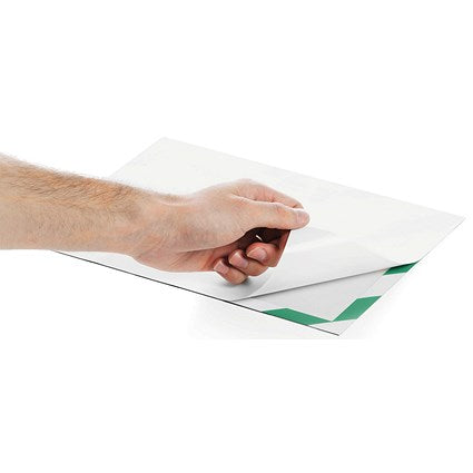 Durable Duraframe Adhesive Hazard Frame, A4, Green & White, Pack of 2