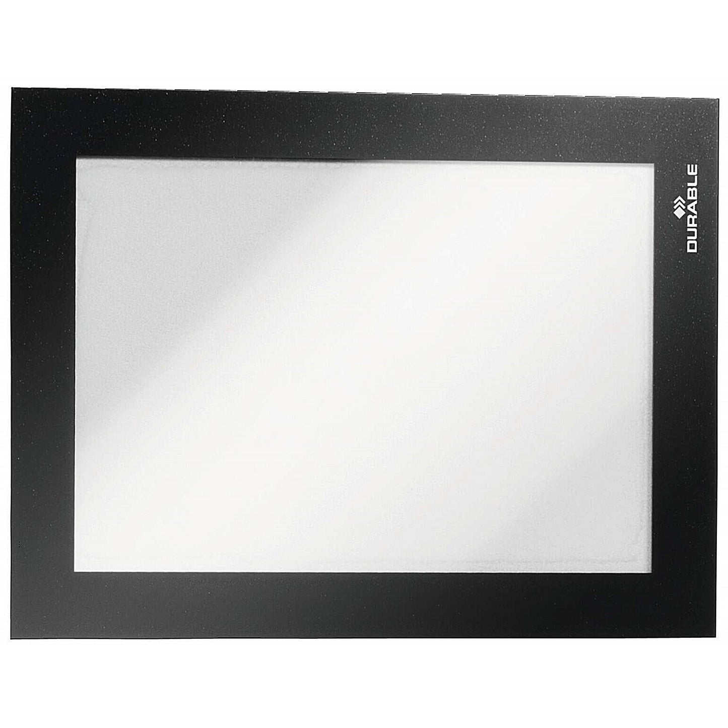 Durable Duraframe Magnetic Document Signage Frame for Metal, A6, Black, Pack of 5