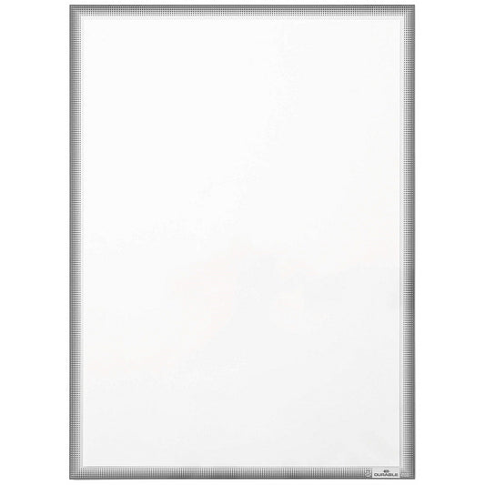 Durable Static Cling UV Info Pocket Signage for Glass, A3, Grey