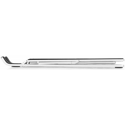 Durable Premium Aluminium Foldable Laptop Stand, Adjustable Tilt, Silver
