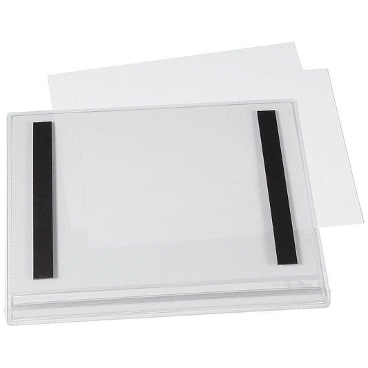 Durable Water Resistant UV Anti-Reflective Magnetic Pockets, A5, Clear, Pack of 5 Easy2Order : 505819