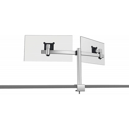 Durable Monitor Mount Pro Deskclamped Dual Monitor Arm, Adjustable Height and Tilt, Silver