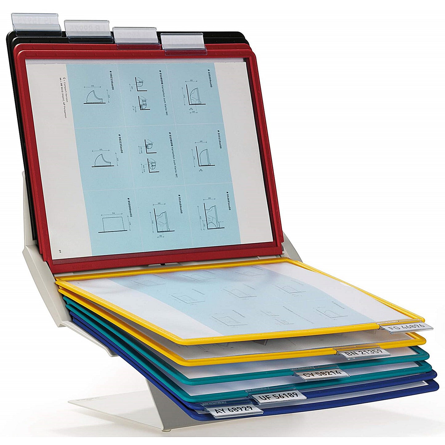 Durable Vario Pro Display Panel System, 10 Assorted Panels Included
