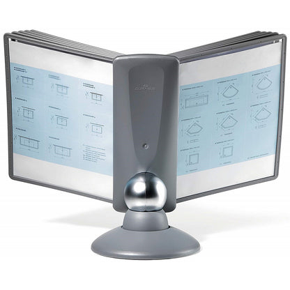 Durable Sherpa Rotating Display System, 10 Grey Panels Included