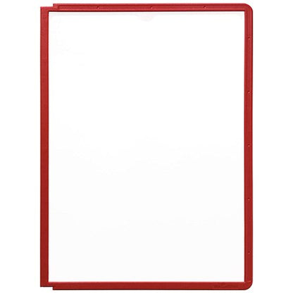 Durable Sherpa A4 Display Panel, Red, Pack of 5