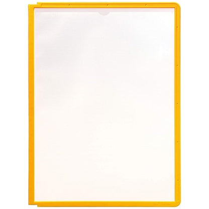 Durable Sherpa A4 Display Panel, Yellow, Pack of 5