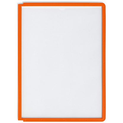 Durable Sherpa A4 Display Panel, Orange, Pack of 5