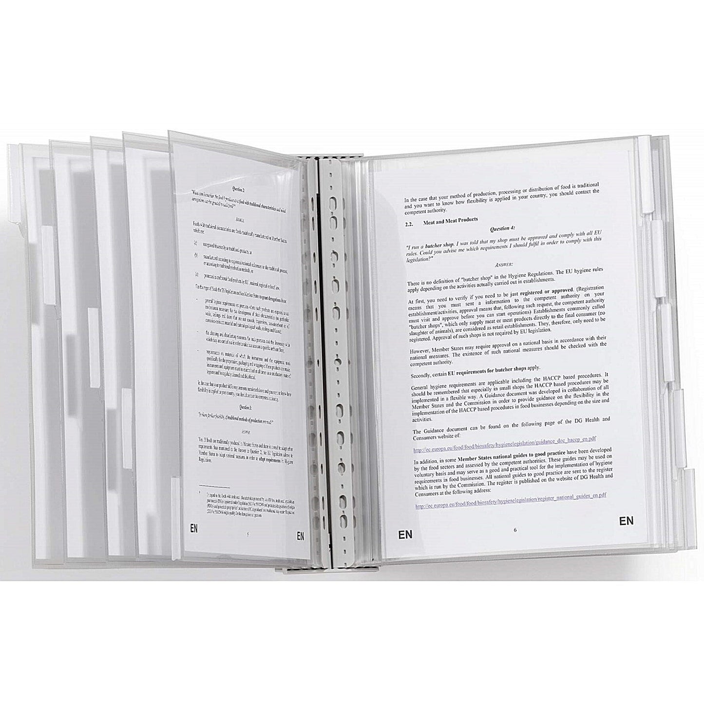 Durable Function Safe Wall Display Panel Sytem, Supplied with 10 Panels Easy2Order : 583100