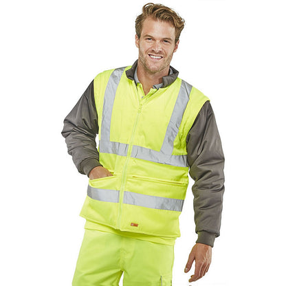 Beeswift Elsener 7 In 1 Jacket, Saturn Yellow, Large