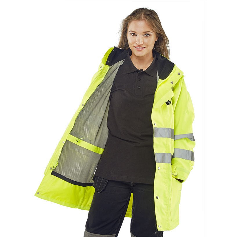 Beeswift Elsener 7 In 1 Jacket, Saturn Yellow, Small Easy2Order : 7IN1SYS