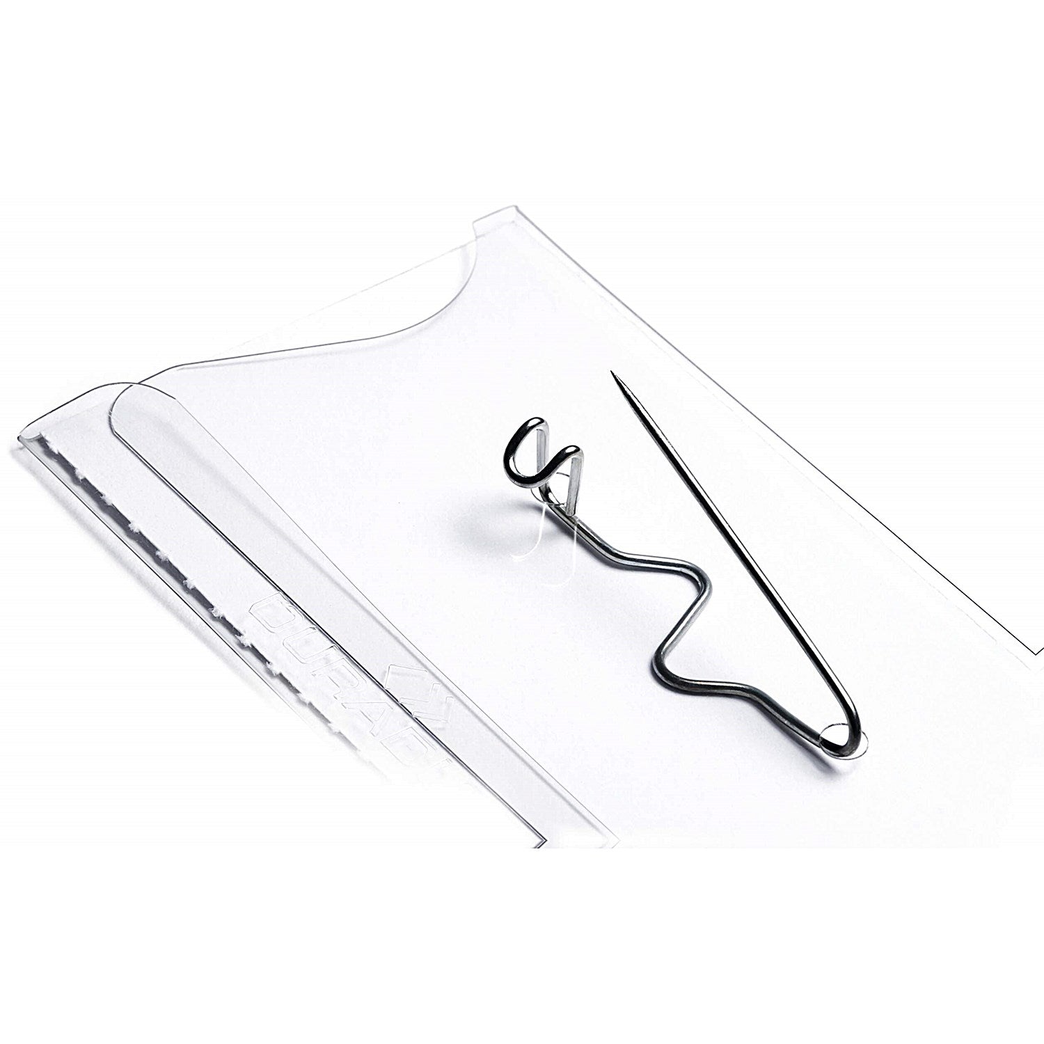 Durable Conference Pin Name Tag Badge Holders + Inserts, 30x60mm, Pack of 100