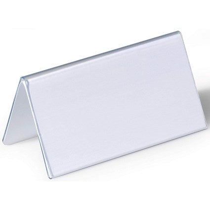 Durable Table Place Name Holder, 52x100mm, Pack of 25