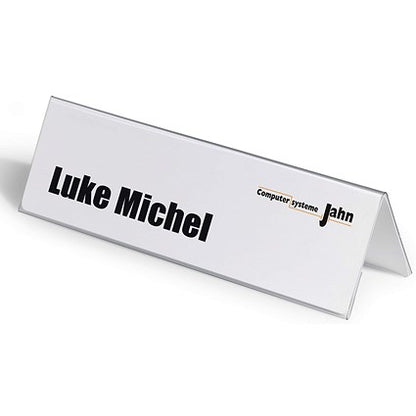 Durable Table Place Name Holder, 105x297mm, Pack of 25