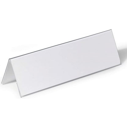 Durable Table Place Name Holder, 105x297mm, Pack of 25