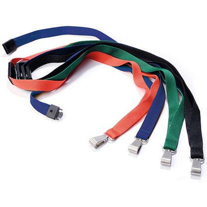 Durable Soft Premium Neck Lanyards with Clip and Safety Release, Coral, Pack of 10