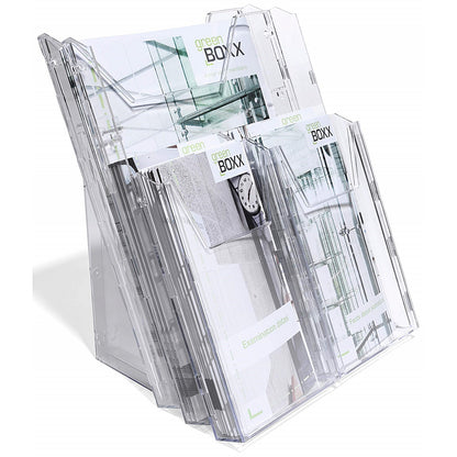 Durable Combiboxx Literature Holder, Stand & Wall, 1/3 A4 Portrait, Clear