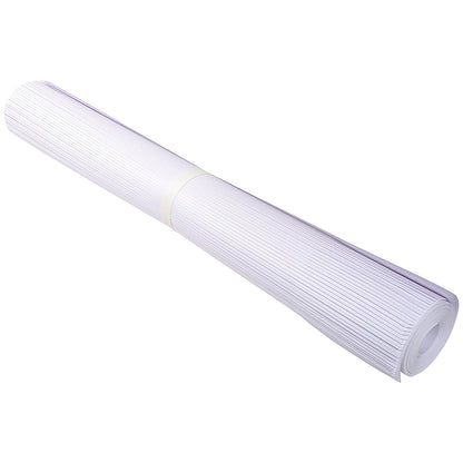 Announce Plain Flipchart Pads, 650 x 1000mm, 50 Sheet Rolled, Pack of 5
