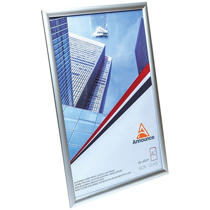 Announce Snap Frame, A2, Silver