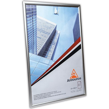 Announce Snap Frame, A1, Silver