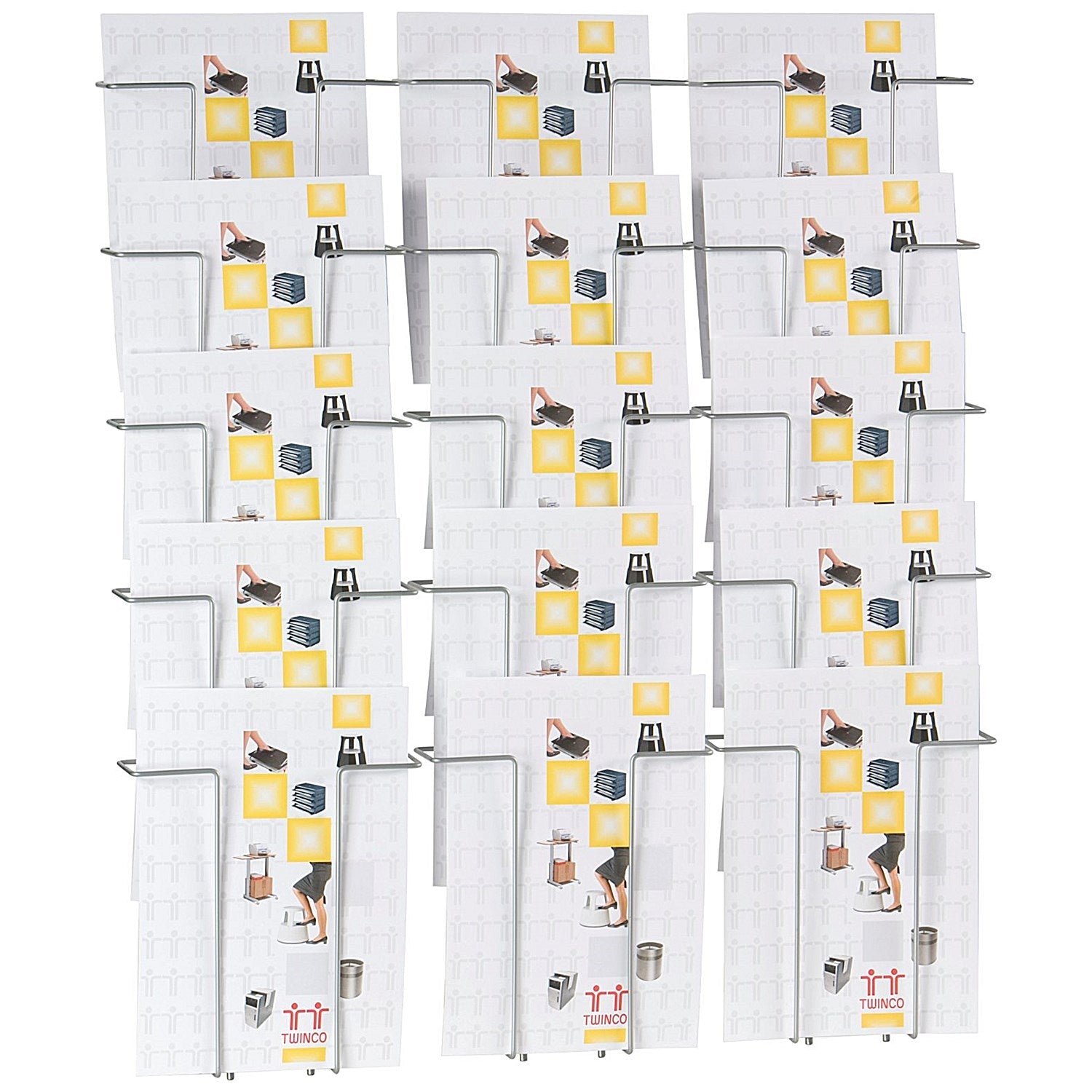 Announce 15 Compartment Wire Literature Holder A4 Easy2Order : AA10262