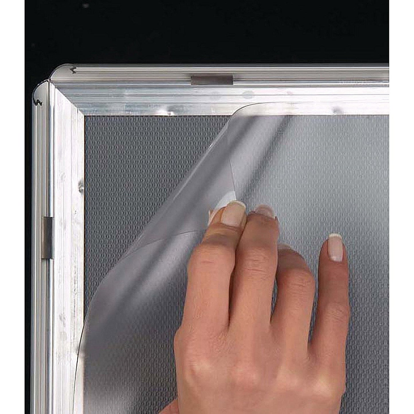 Announce 15mm Snap Frame A5 with Mitred Corners Silver Frame