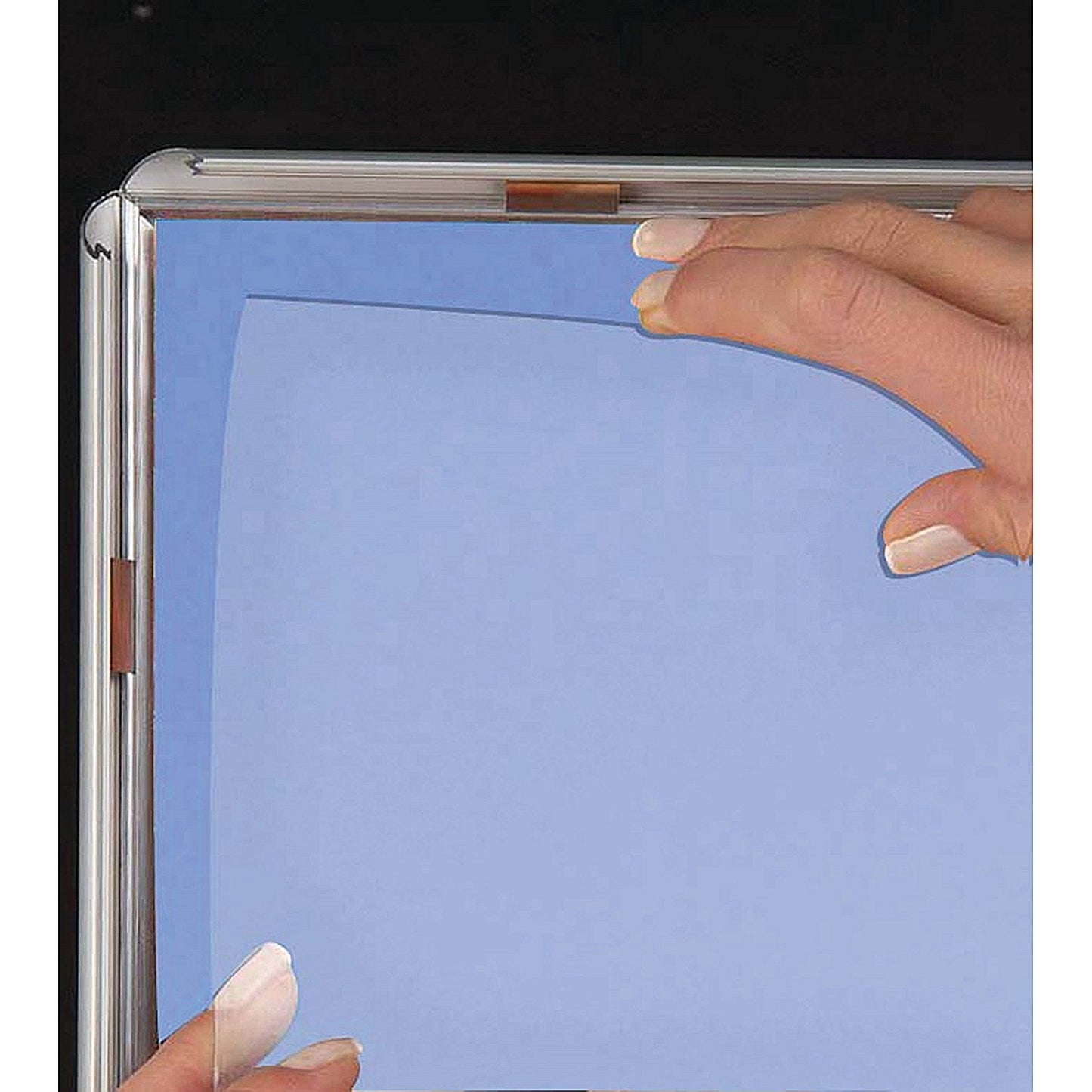Announce 15mm Snap Frame A5 with Mitred Corners Silver Frame Easy2Order : AA10562