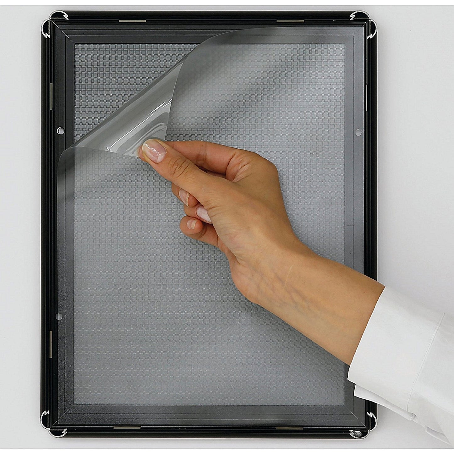 Announce 15mm Snap Frame A5 with Mitred Corners Black Frame Easy2Order : AA10564